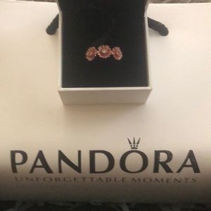 Pandora gold rose ring